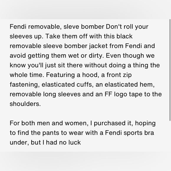 NEW authentic Fendi sweatshirt - Picture 8 of 8